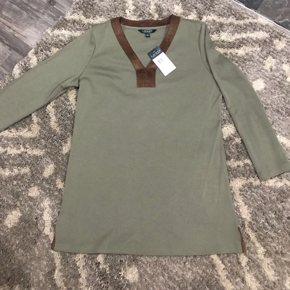 Lauren Ralph Lauren Tops - 🐎 Lauren by Ralph Lauren Green Tunic 🐎